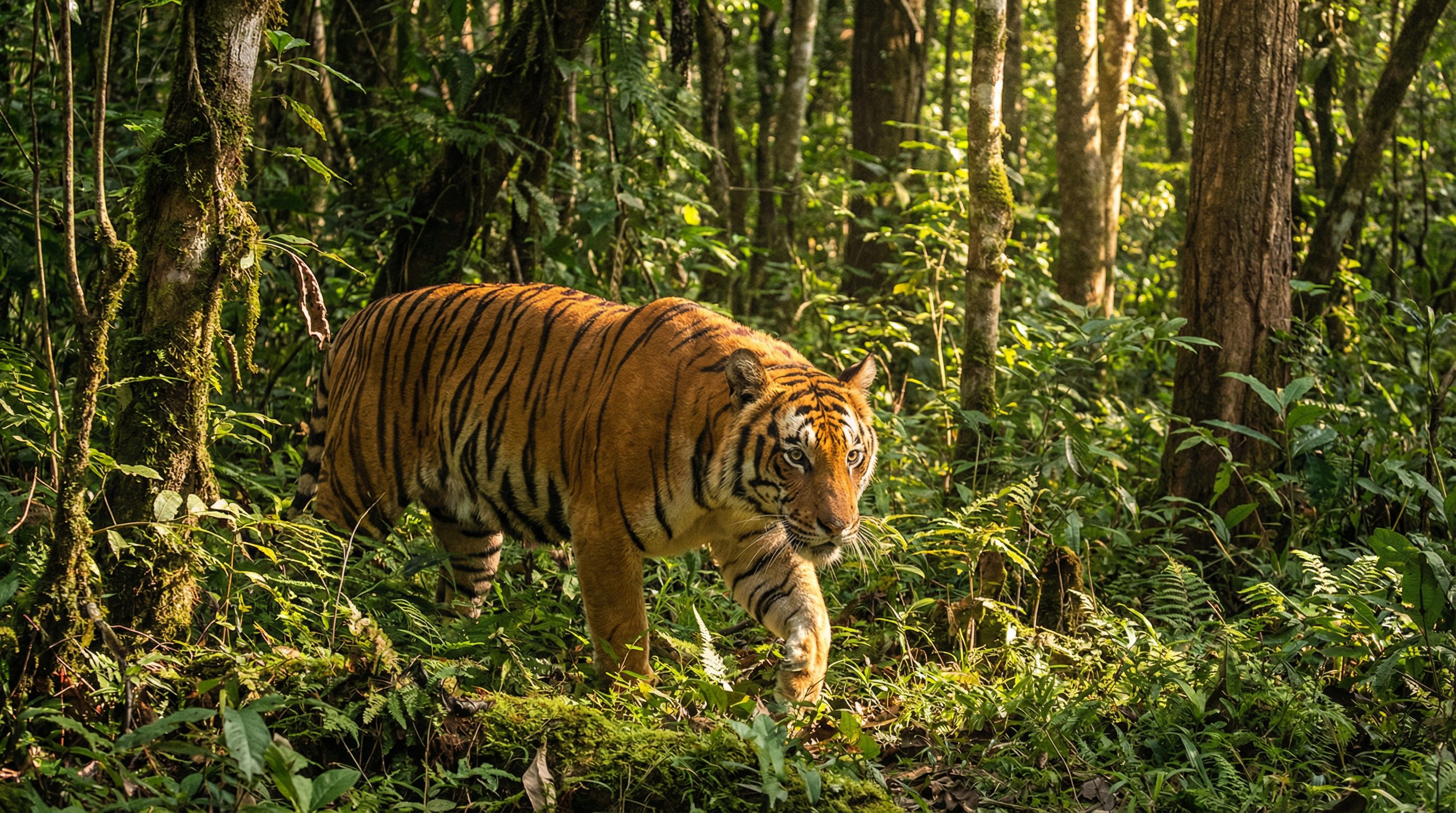 91视频：孟加拉虎丛林巡视视频